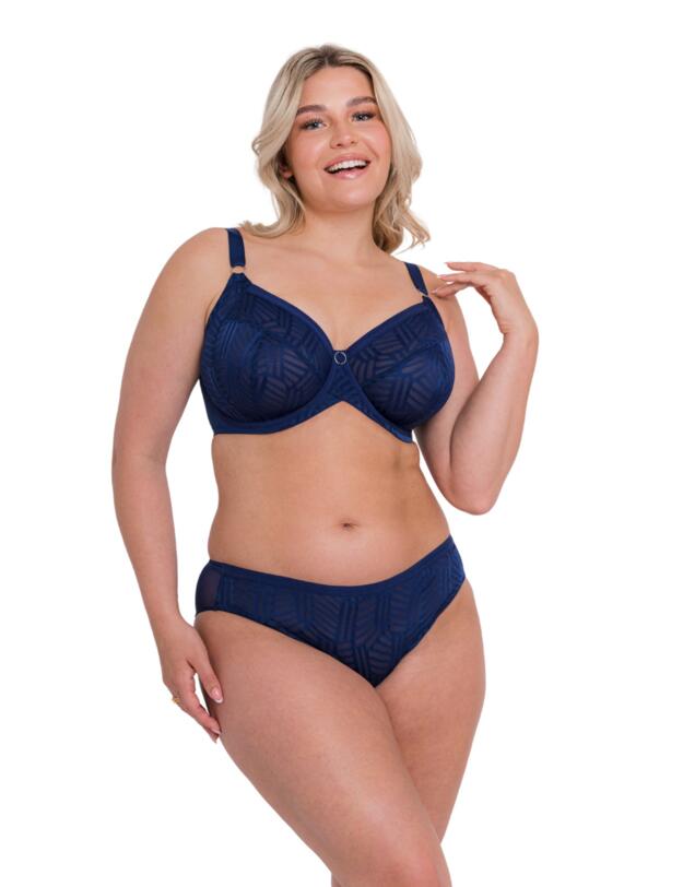Curvy Kate Wonderfull Vibe High Leg Brief Navy