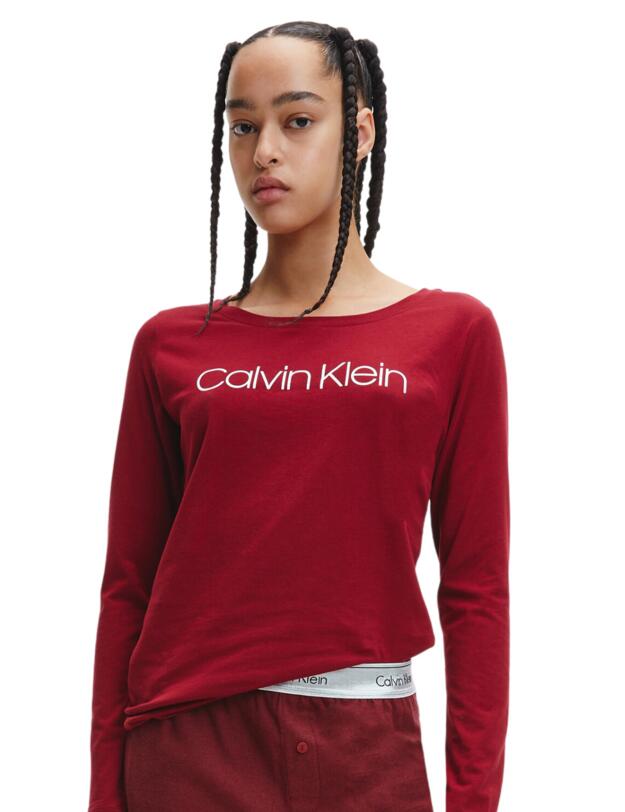 Calvin Klein PJ In a Box Pyjama Set Red Carpet Heather