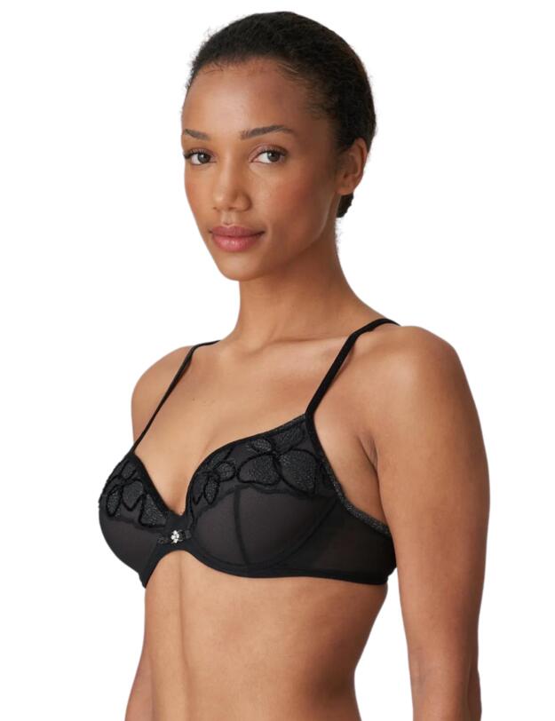 Marie Jo Lous Heart Shaped Padded Bra Black 