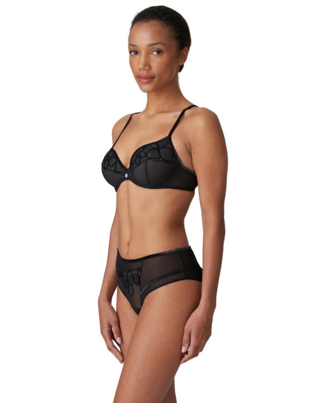 Marie Jo Lous Heart Shaped Padded Bra Black 