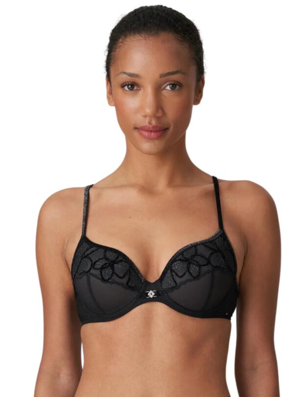 Marie Jo Lous Heart Shaped Padded Bra Black 