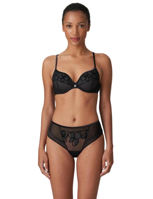 Marie Jo Lous Heart Shaped Padded Bra Black 