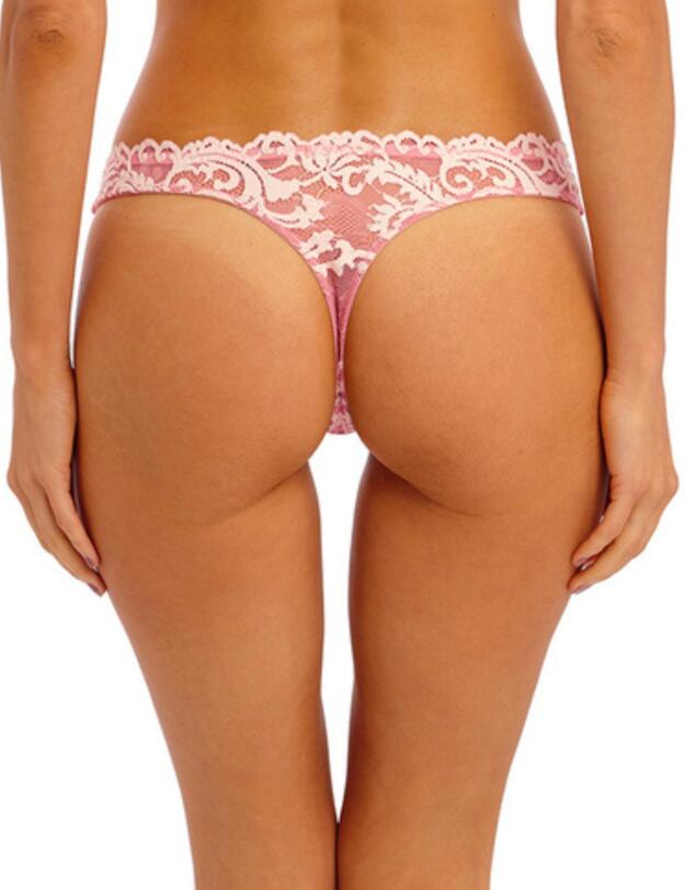 Wacoal Instant Icon Thong Bridal Rose/Crystal Pink