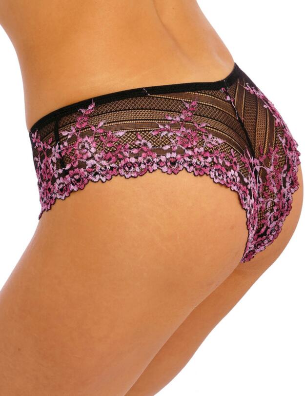 Wacoal Embrace Lace Tanga Black/Berry Multi