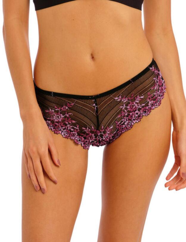 Wacoal Embrace Lace Tanga Black/Berry Multi
