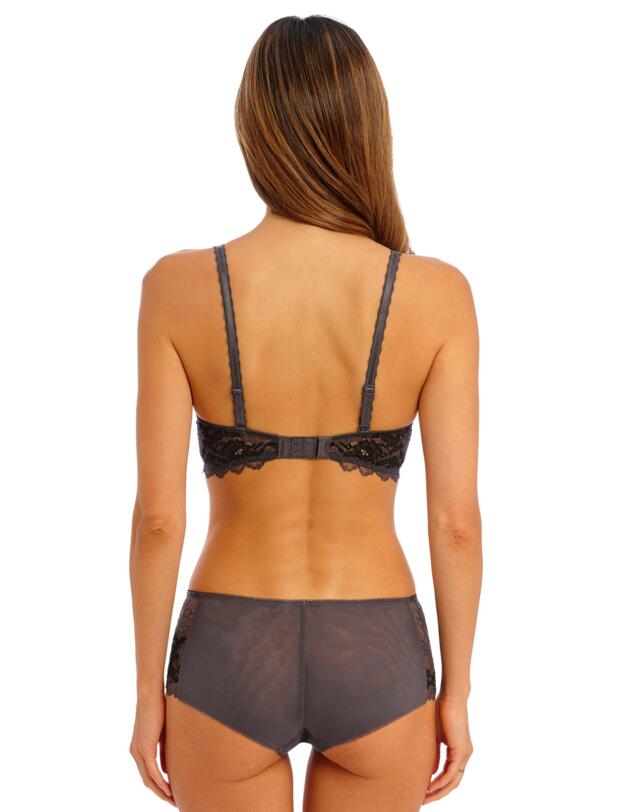Wacoal Lace Perfection Contour Bra Charcoal