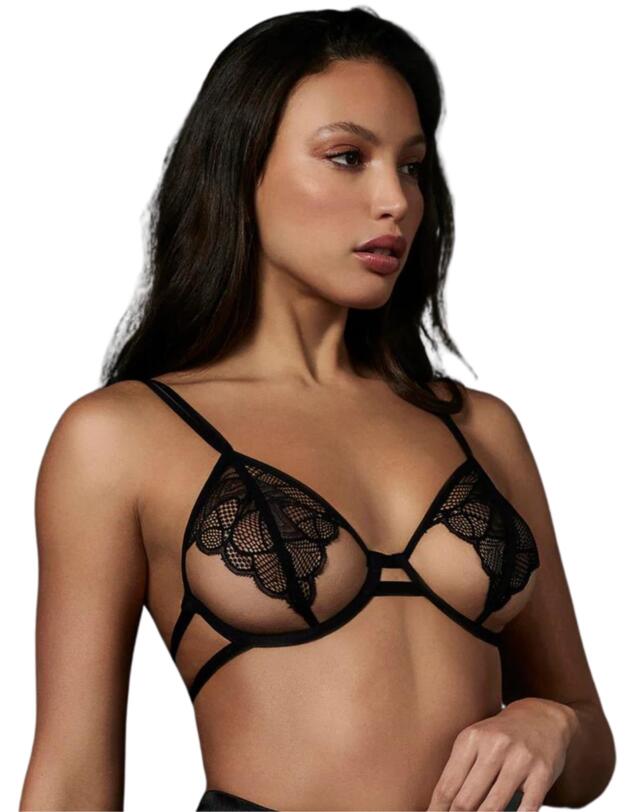 Bluebella Emerson Plunge Bra Black