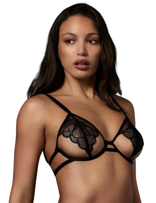 Bluebella Emerson Plunge Bra Black