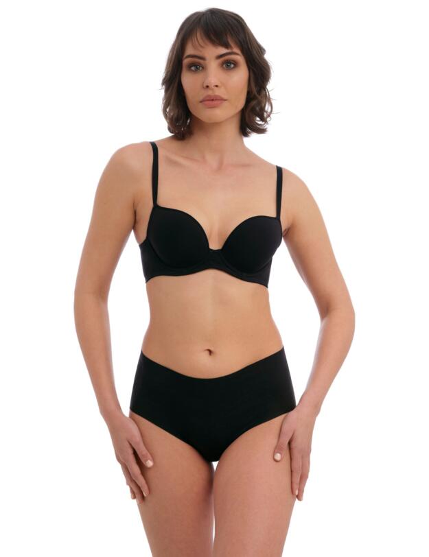 Wacoal Accord Underwire Plunge Bra Black 