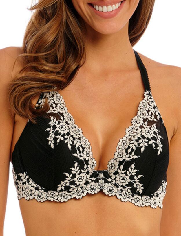 Wacoal Embrace Lace Plunge Bra Black