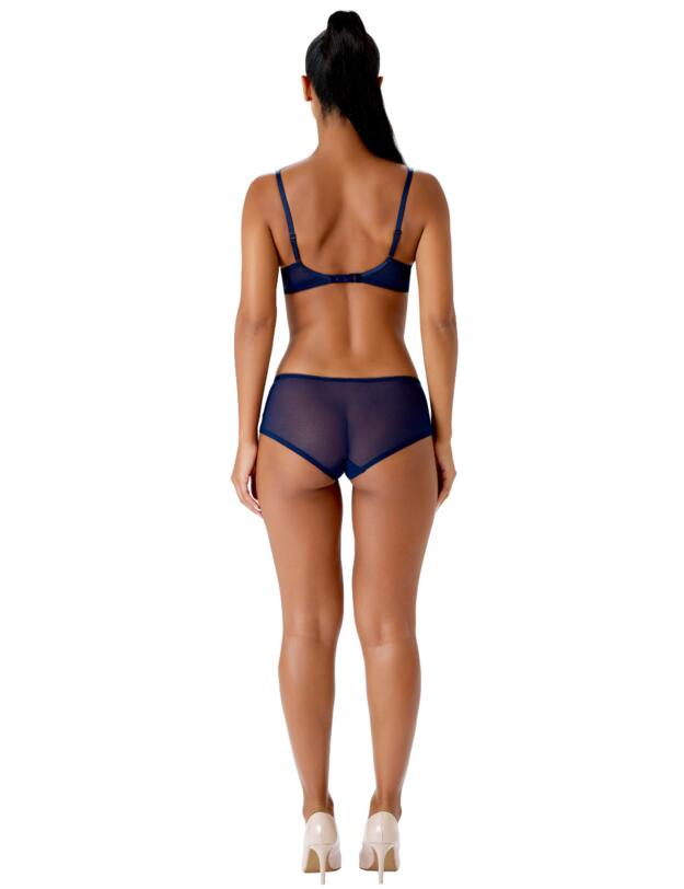Gossard Superboost Lace Short Midnight Blue/Gold