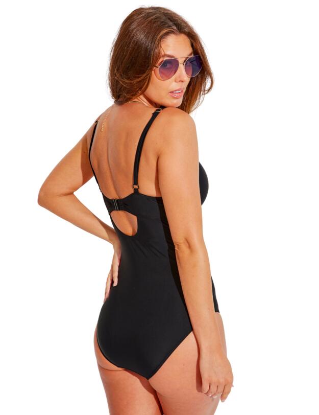  Pour Moi St Barts Control Swimsuit  Black