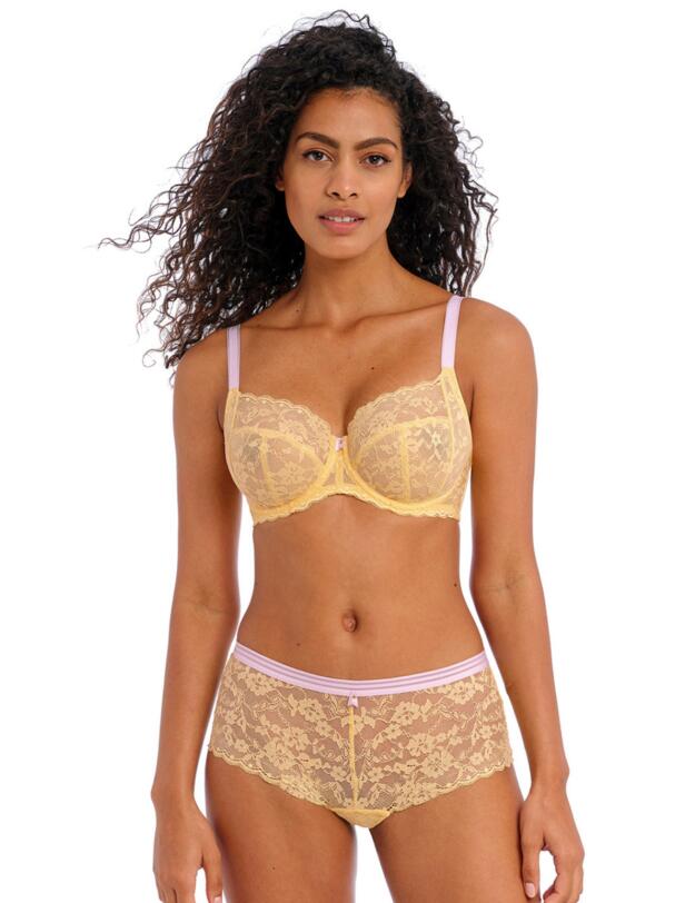 Freya Offbeat Side Support Bra Lemon Fizz