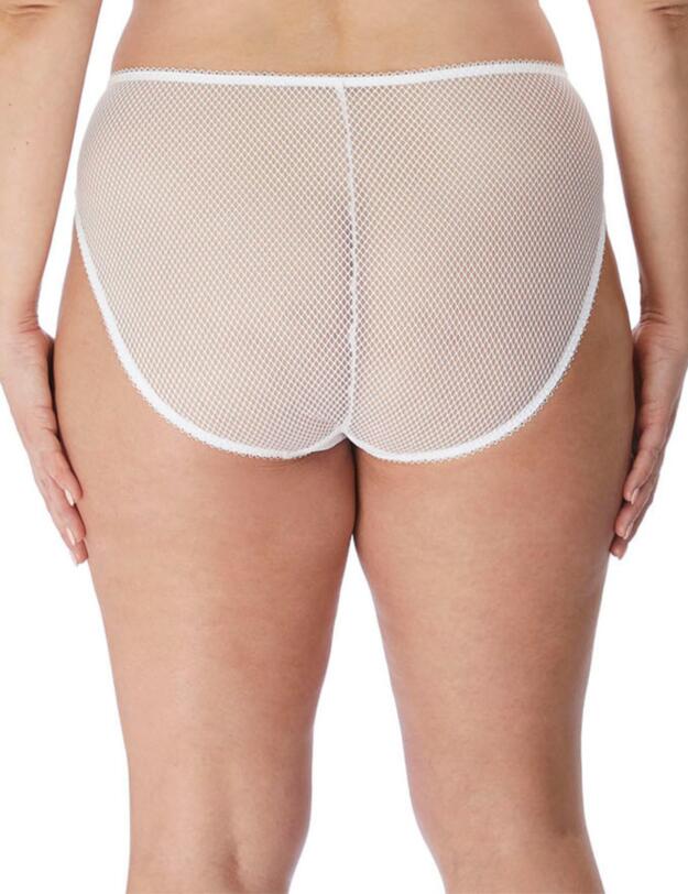 Elomi Charley High Leg Brief White