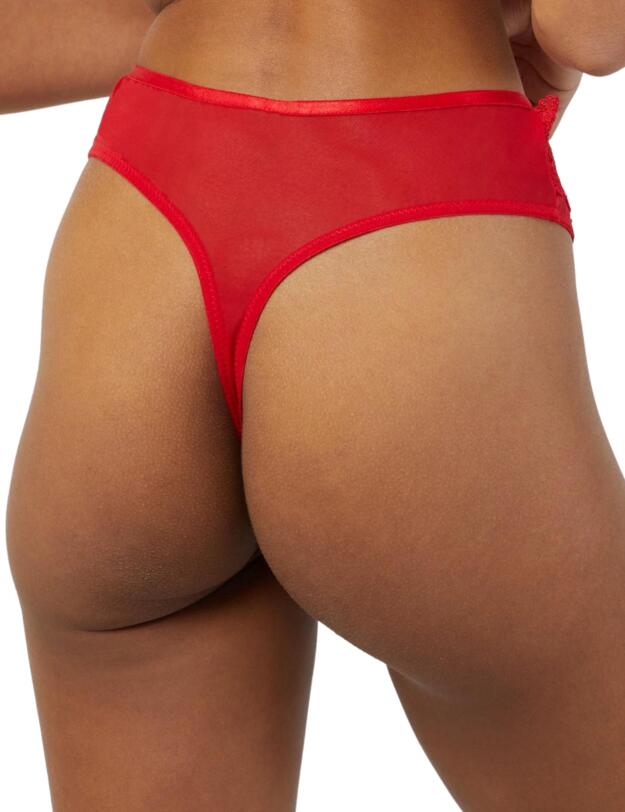 Wolf & Whistle Maisie High Waisted Thong Red