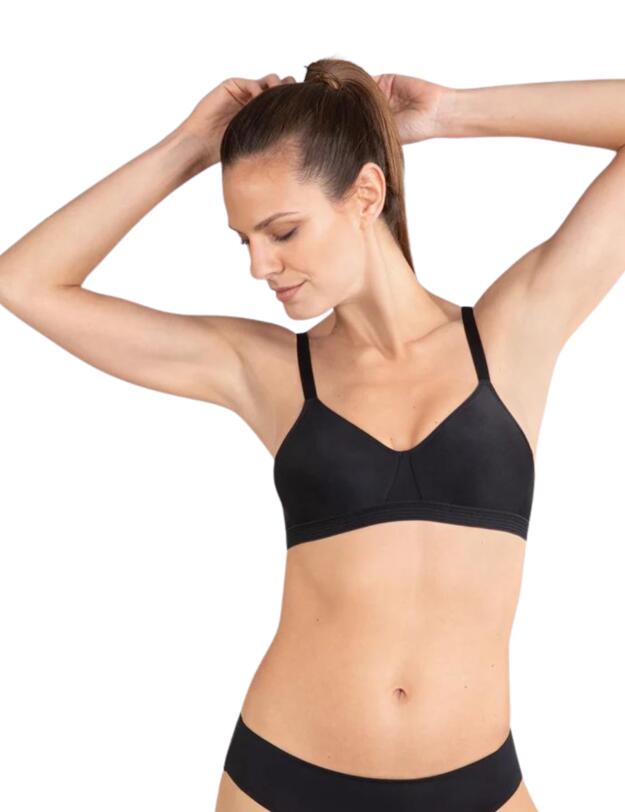 Naturana Everyday Light Support Sports Bra Black