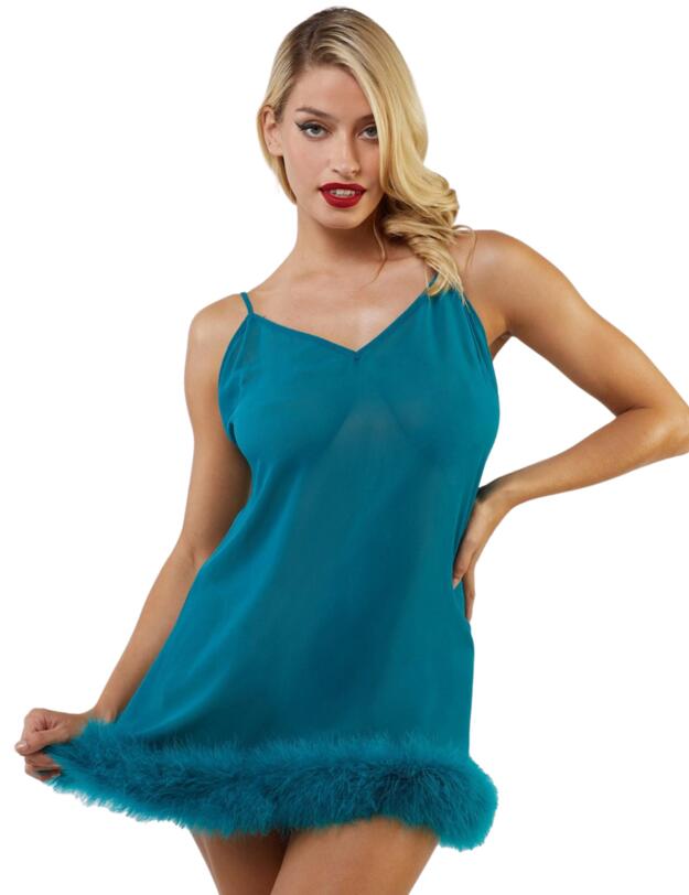 Bettie Page Babydoll Teal