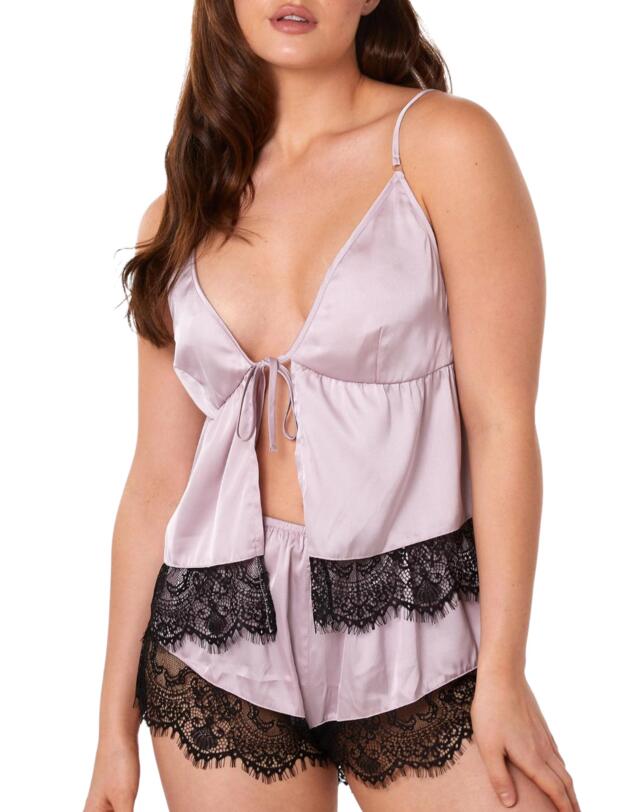 Wolf & Whistle Alaia Short Pyjama Set Mink