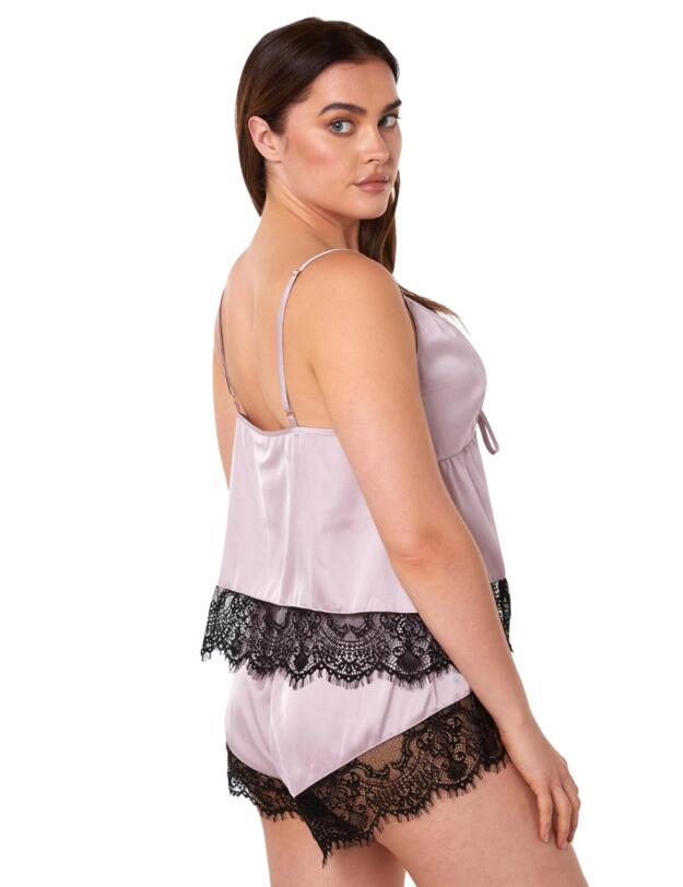 Wolf & Whistle Alaia Short Pyjama Set Mink