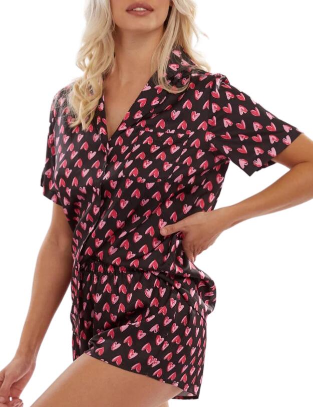 Wolf & Whistle Pyjama Set Heart Print