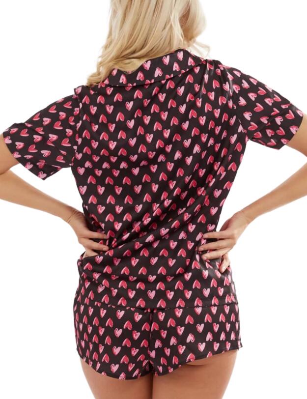 Wolf & Whistle Pyjama Set Heart Print