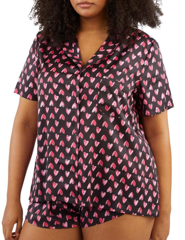 Wolf & Whistle Pyjama Set Heart Print