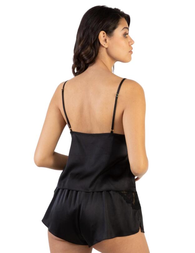 Wolf & Whistle Rosie Cami and Short Set Black