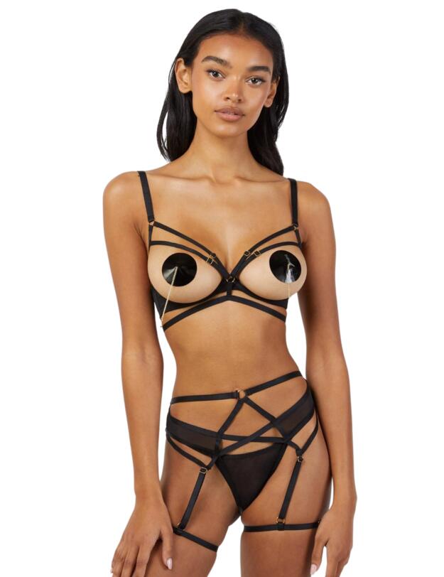 Wolf & Whistle Sarah Suspender Black