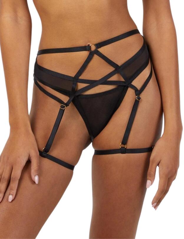Wolf & Whistle Sarah Suspender Black