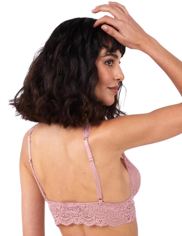 Wolf & Whistle Ariana Bralette Ash Rose