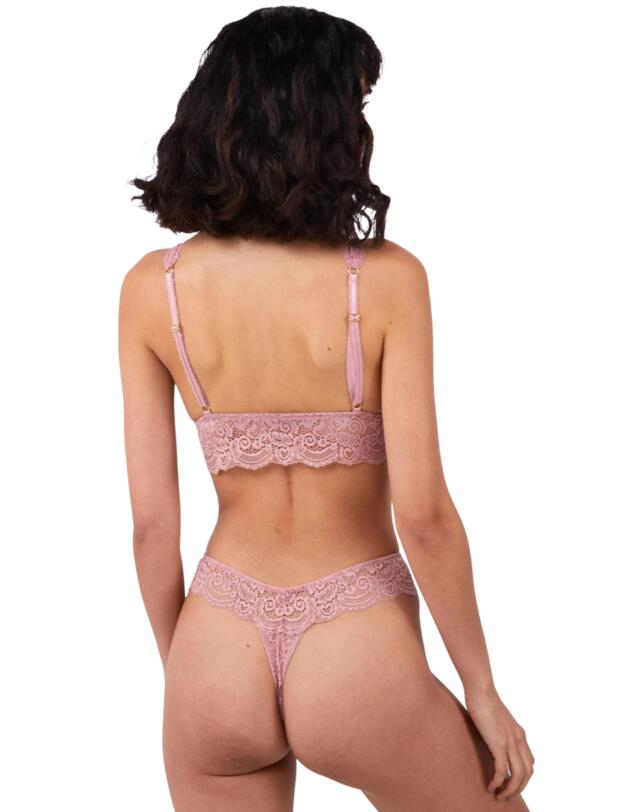 Wolf & Whistle Ariana Bralette Ash Rose