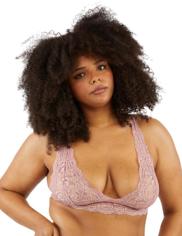 Wolf & Whistle Ariana Bralette Ash Rose