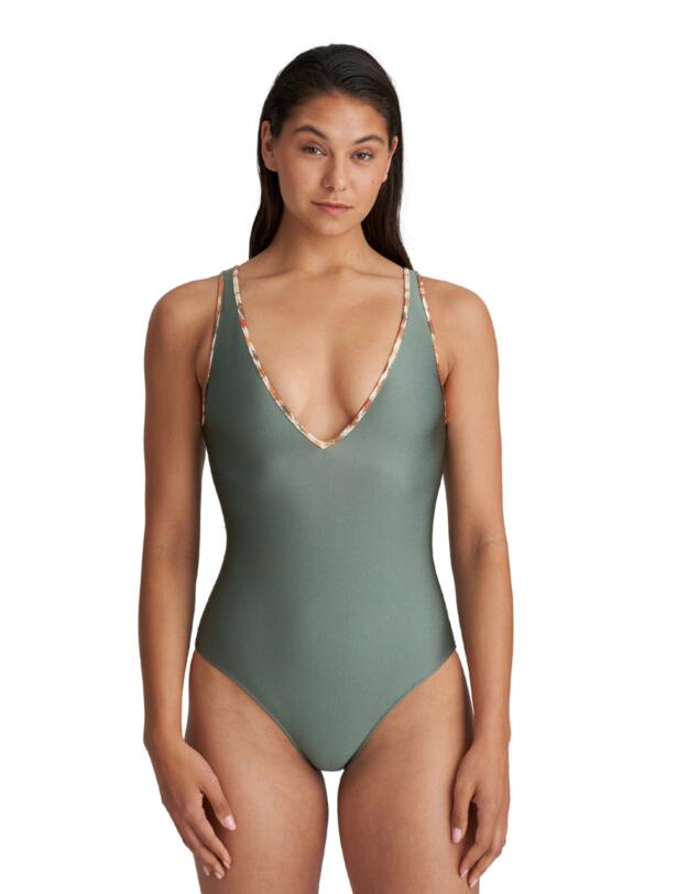 Marie Jo Crete Plunge Wireless Swimsuit Inca Gold