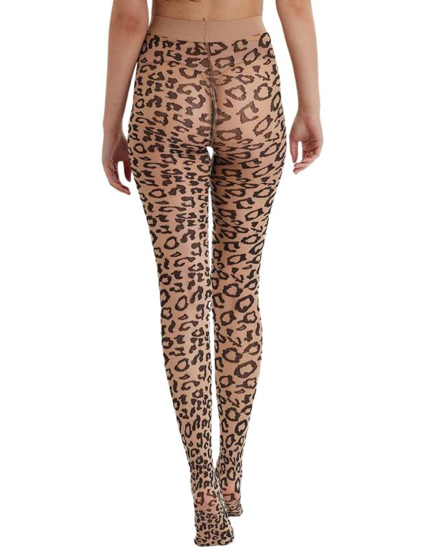 Playful Promises Bettie Page Tights Nude/Black