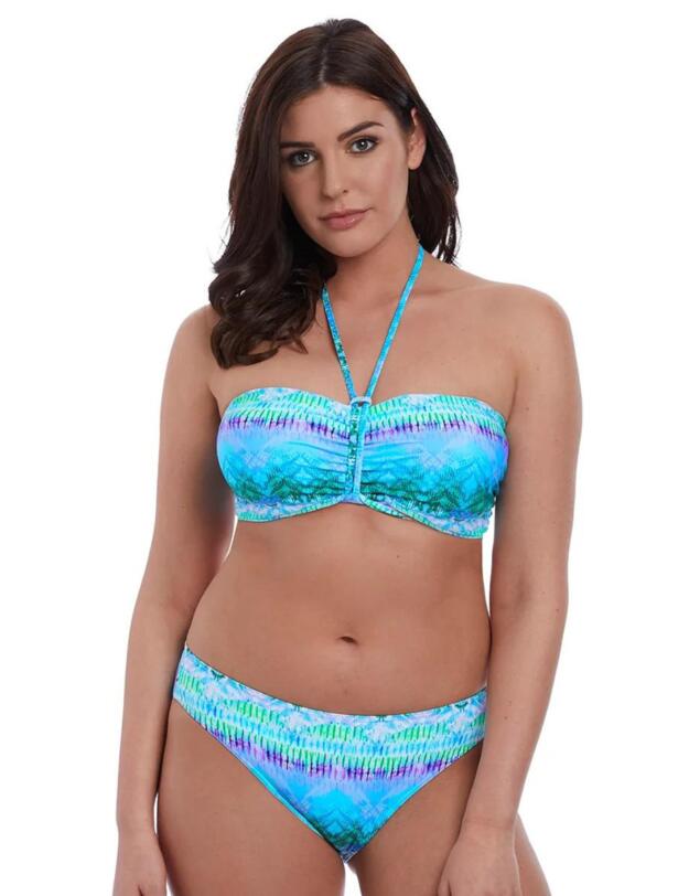 Freya Seascape Bandeau Bikini Top Blue Lagoon