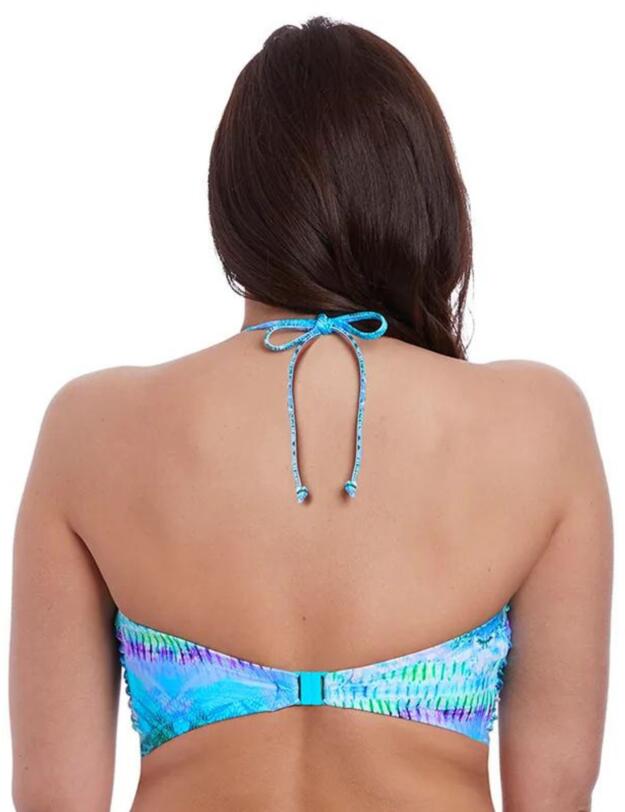 Freya Seascape Bandeau Bikini Top Blue Lagoon