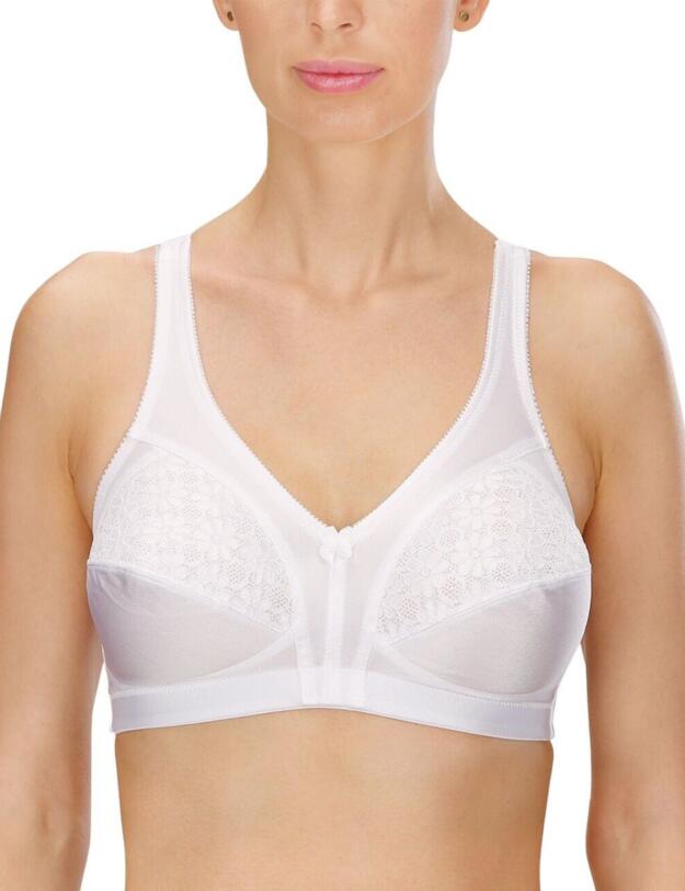 Naturana Firm Support Bra White