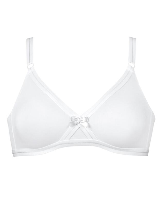 Naturana Classics Soft Bra White