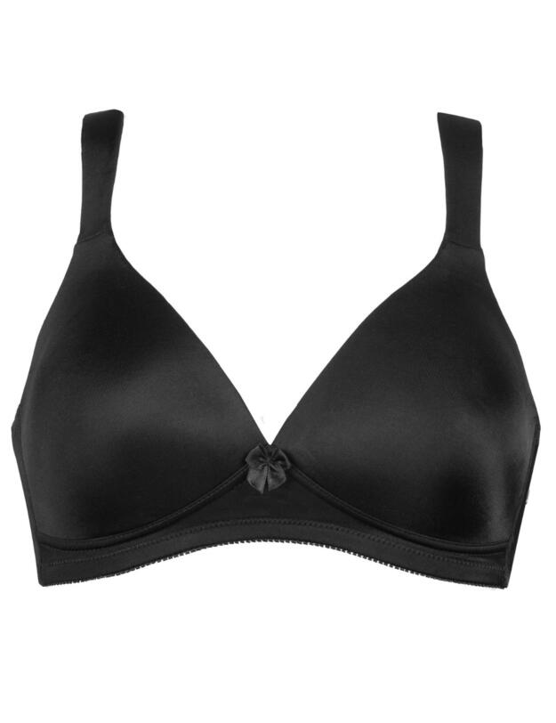 Naturana Everyday Soft Bra Black