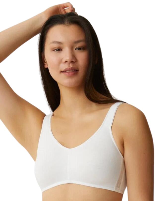 Naturana Classics Soft Bra White