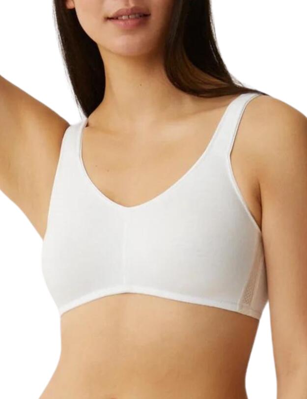 Naturana Classics Soft Bra White