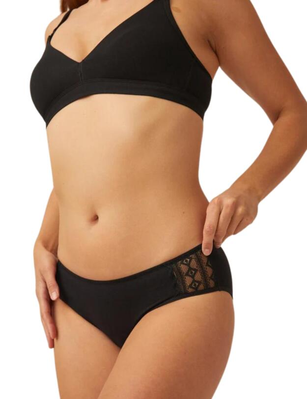 Naturana Period Briefs Black