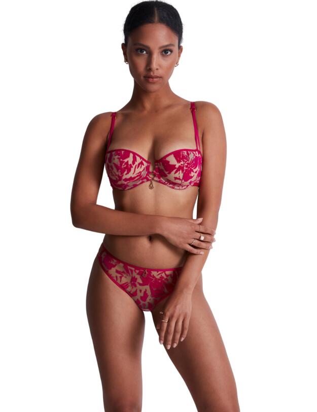 Aubade Wild Vibration Half Cup Bra Hot Pink