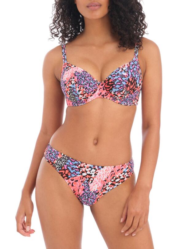 Freya Serengeti Haze Plunge Bikini Top Multi