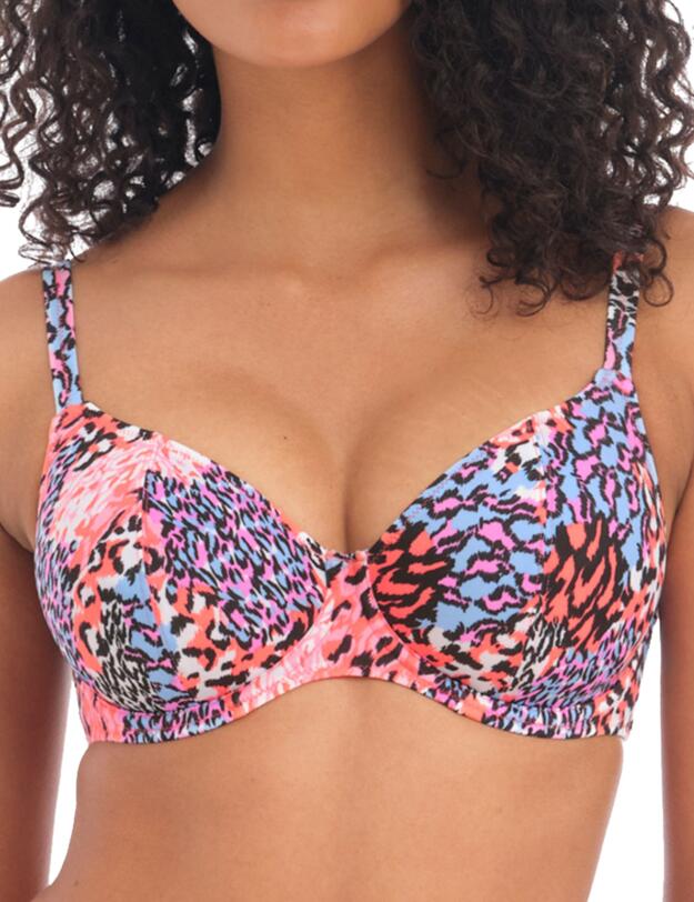 Freya Serengeti Haze Plunge Bikini Top Multi