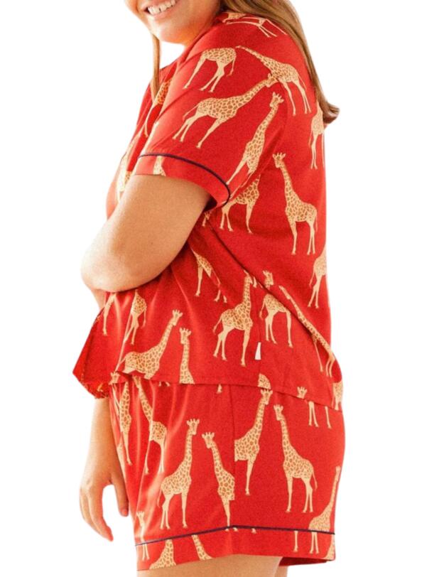 Chelsea Peers Short Pyjama Set Red