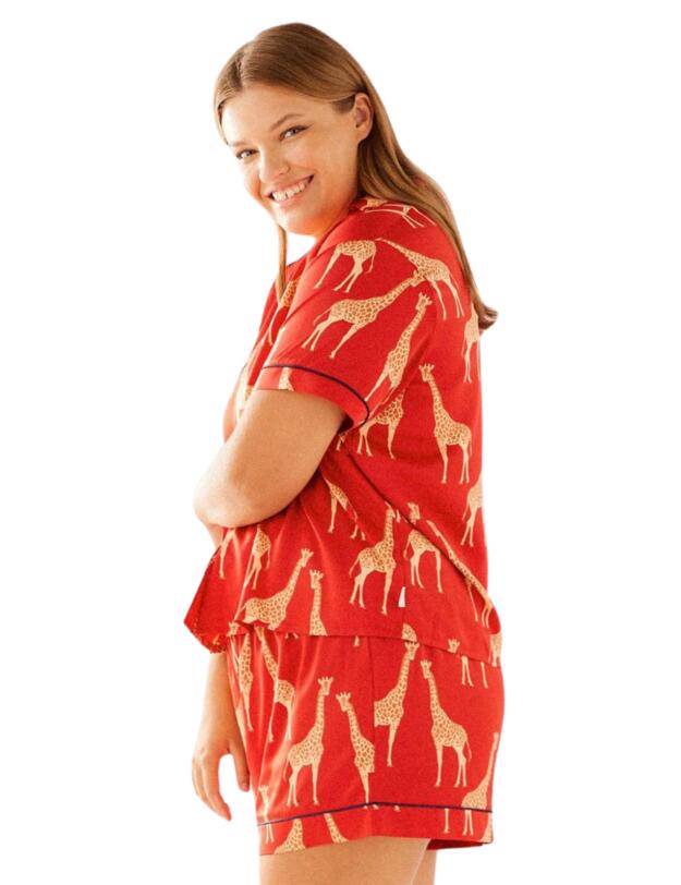 Chelsea Peers Short Pyjama Set Red