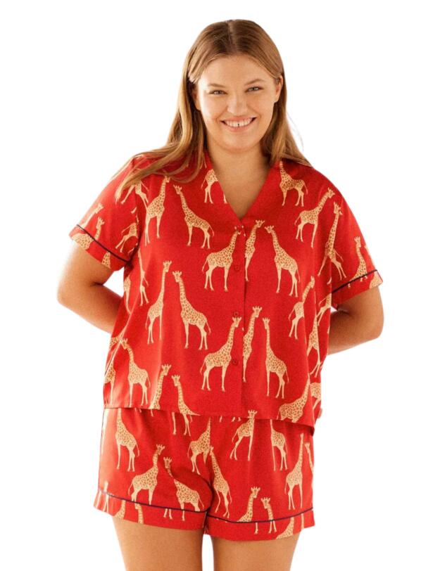 Chelsea Peers Short Pyjama Set Red