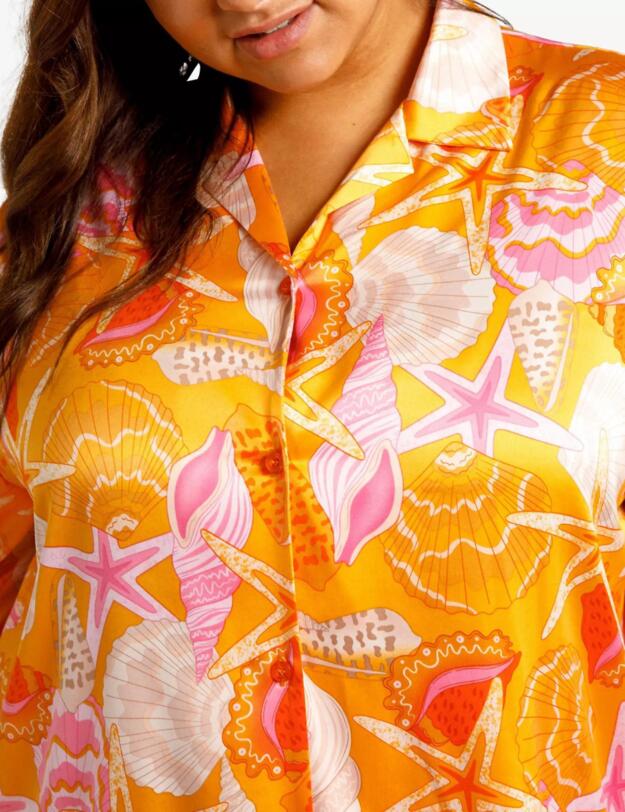 Chelsea Peers Short Pyjama Set Orange