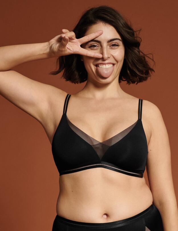 Naturana The Monday Non-Wired Bra Black